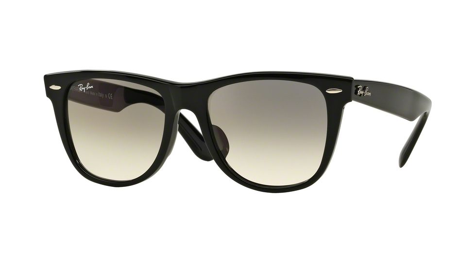 Ray-Ban RB2140F Sunglasses 901/32-52 - Black Frame, Crystal Grey Gradient Lenses