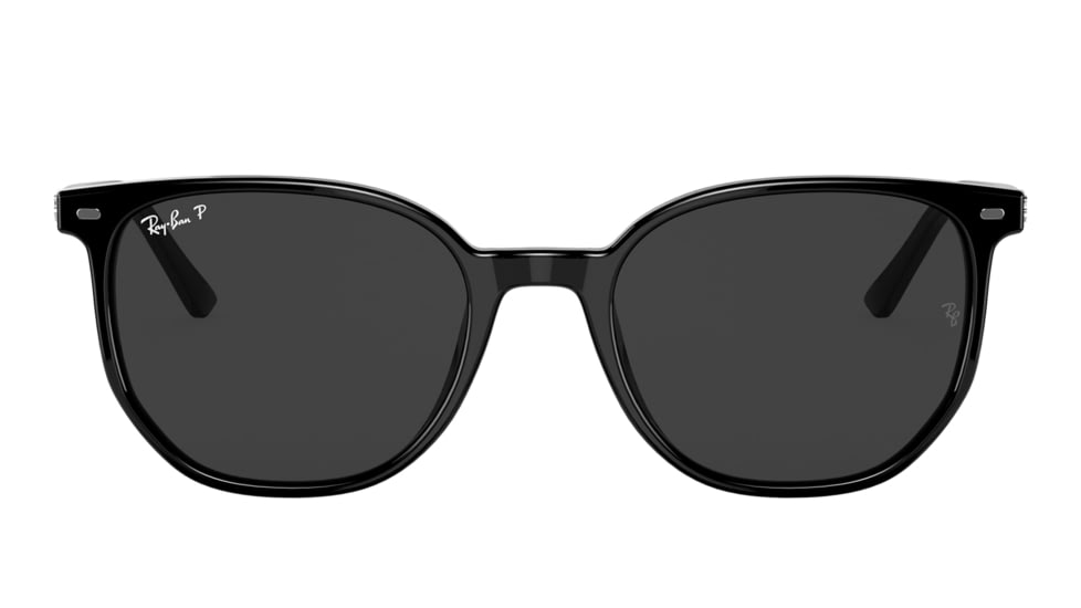 Ray-Ban RB2197 Elliot Sunglasses, Black Frame, Black Lens, Polarized, 50, RB2197-901-48-50