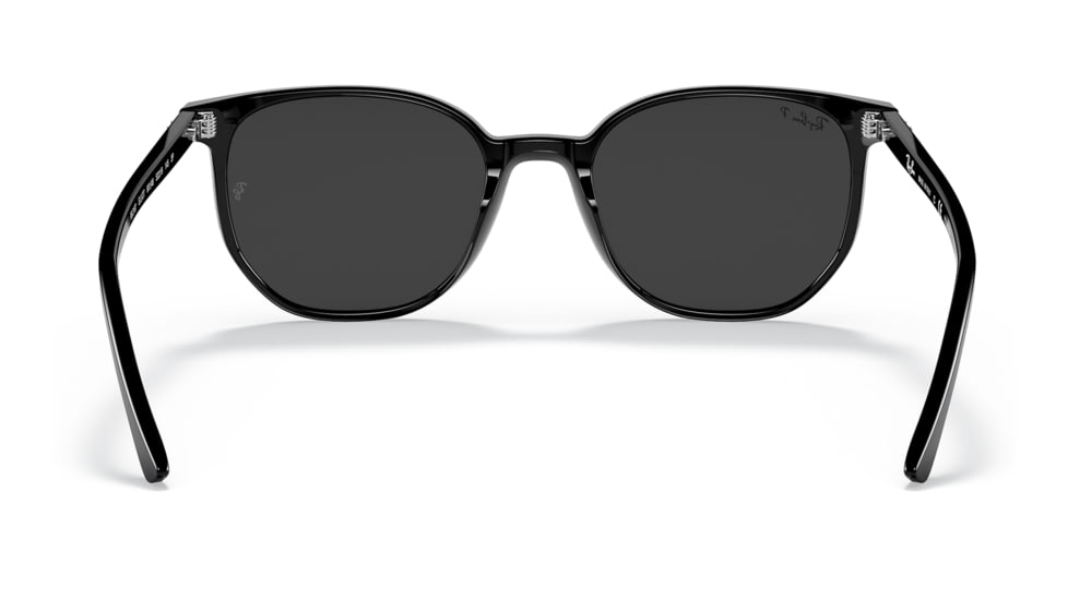 Ray-Ban RB2197 Elliot Sunglasses, Black Frame, Black Lens, Polarized, 50, RB2197-901-48-50