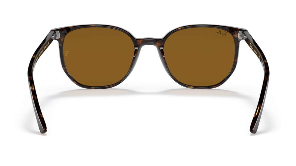Ray-Ban RB2197F Elliot Sunglasses, Havana Frame, Brown Lens, Asian Fit, 54, RB2197F-902-33-54