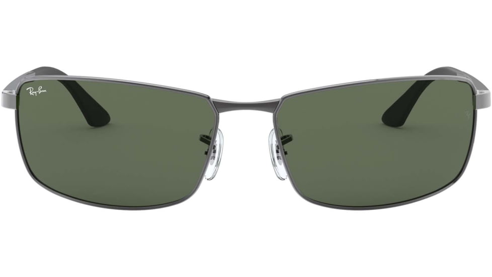 Ray-Ban RB3498 Sunglasses 004/71-6417 - Gunmetal Frame, Green Lenses