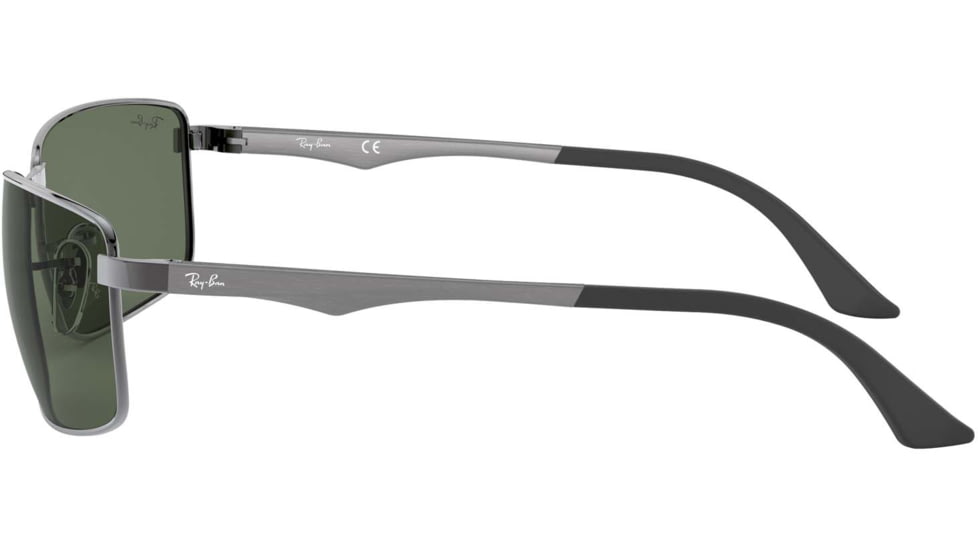 Ray-Ban RB3498 Sunglasses 004/71-6417 - Gunmetal Frame, Green Lenses