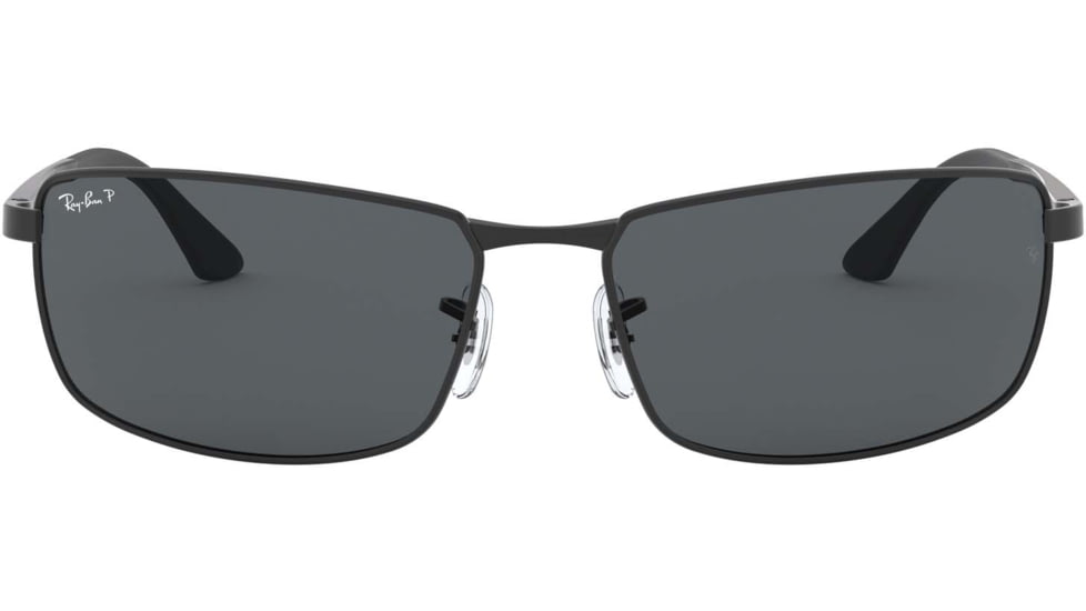 Ray-Ban RB3498 Sunglasses 006/81-64 - Matte Black Frame, Polar Gray Lenses