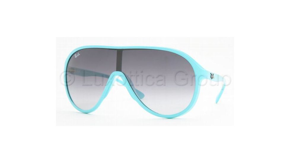 Ray-Ban RB4077 Sunglasses 749/8G-0132 - Shiny Turquoise Gray Gradient