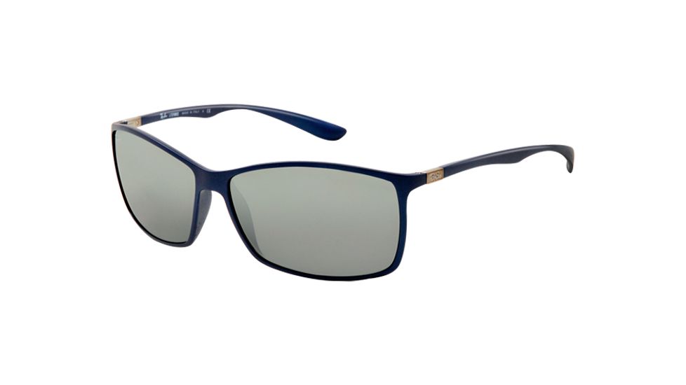 Ray-Ban RB4179 Sunglasses 601588-6213 - Blue Frame, Gray Silver Mirror Gradient Lenses