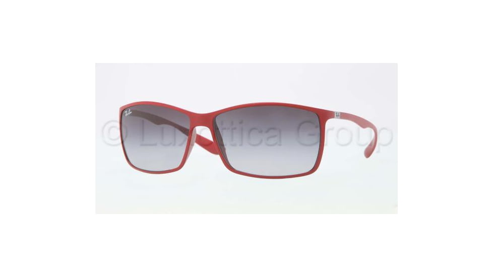 Ray-Ban RB4179 Sunglasses 60188G-6213 - Red Frame, Gradient Grey Lenses