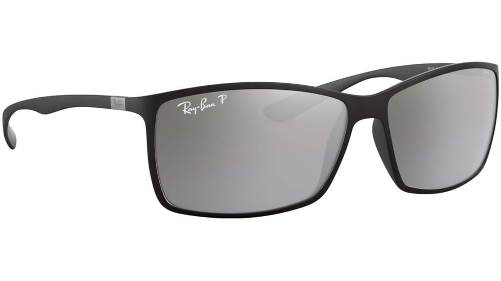 Ray-Ban RB4179 Sunglasses 601S82-62 - Matte Black Frame, Gray Mirror Silver Polar Lenses