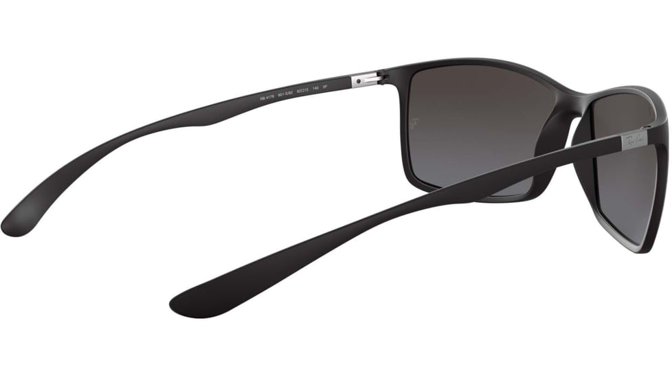 Ray-Ban RB4179 Sunglasses 601S82-62 - Matte Black Frame, Gray Mirror Silver Polar Lenses