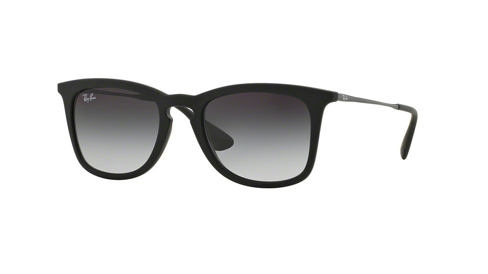 USED Ray-Ban RB4221 Sunglasses 622/8G-50 - Nero Gommato Frame, Grey Gradient Lenses, EDEMO1, Condition Parts Only/Salvage, Defective