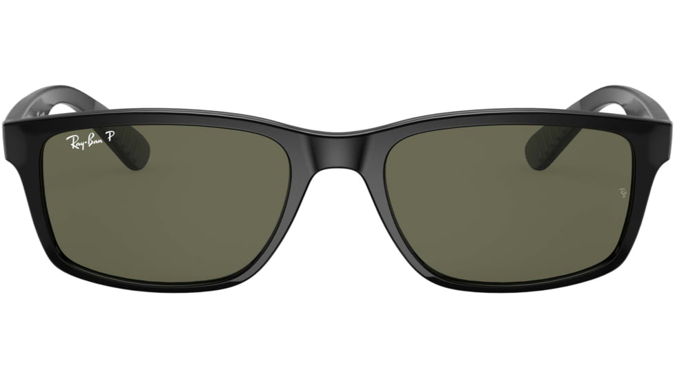 Ray-Ban RB4234 Sunglasses 601/9A-58 - Black Frame, Polar Green Lenses
