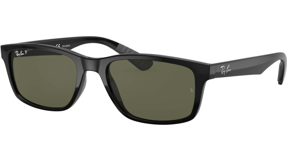 Ray-Ban RB4234 Sunglasses 601/9A-58 - Black Frame, Polar Green Lenses