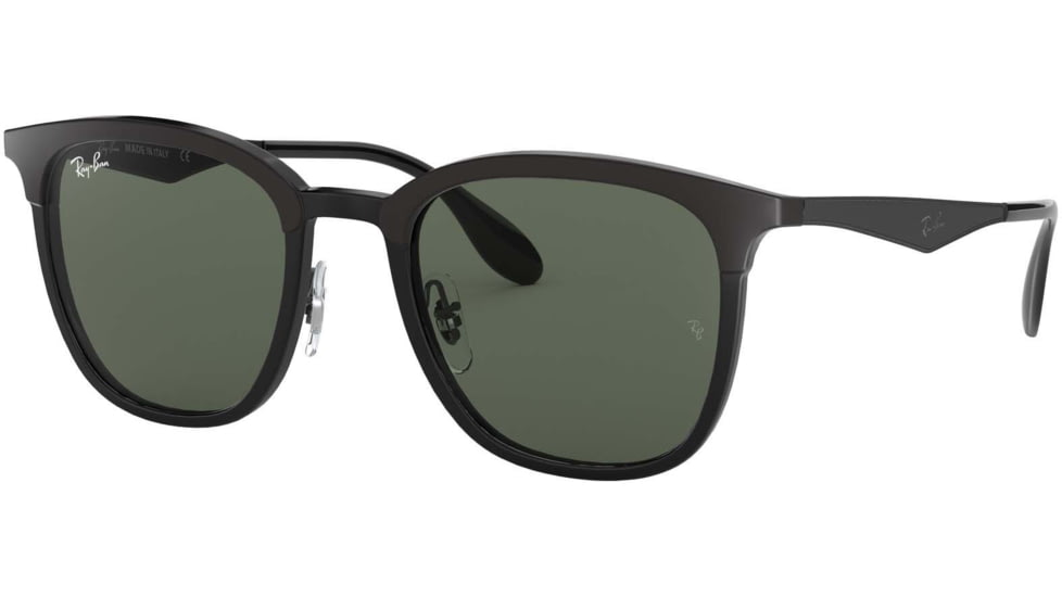 Ray-Ban RB4278 Sunglasses 628271-51 - Black / Matte Black Frame, Green Lenses
