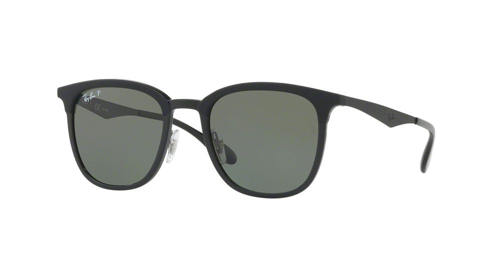 Ray-Ban RB4278 Sunglasses 62829A-51 - Black / Matte Black Frame, Polar Green Lenses
