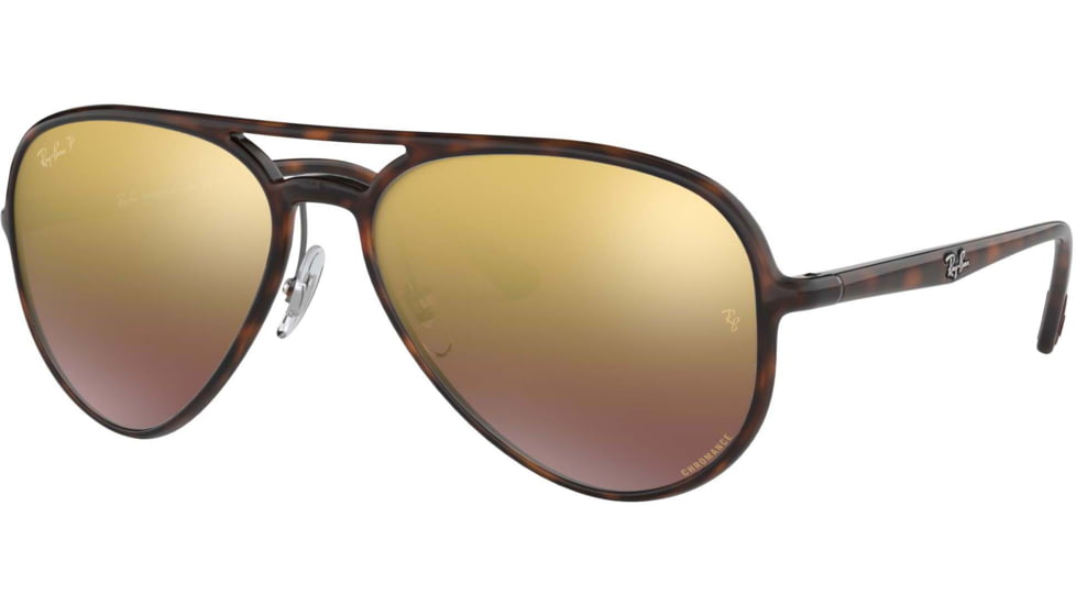 Ray-Ban RB4320CH Sunglasses 710/6B-58 - , Purple Mir Gold Gradient Polar Lenses