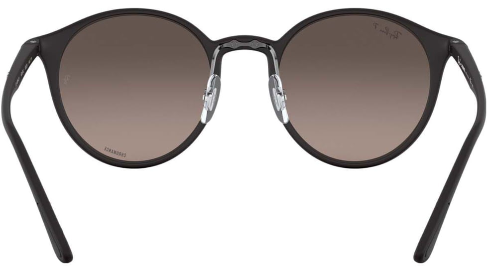 Ray-Ban RB4336 Chromance Sunglasses, Matte Black, Grey Mirror Silver Chromance, 50, RB4336CH-601S5J-50