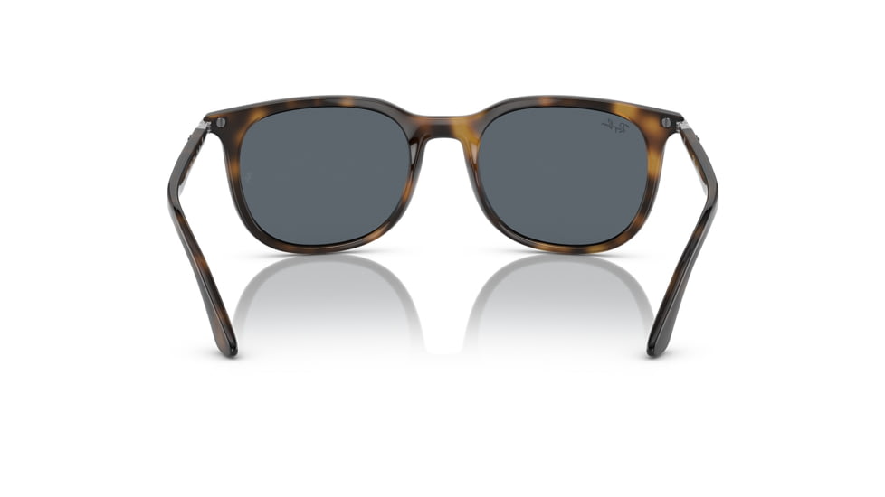 Ray-Ban RB4386F Sunglasses, Havana Frame, Blue Lens, Asian Fit, 55, RB4386F-710-R5-55