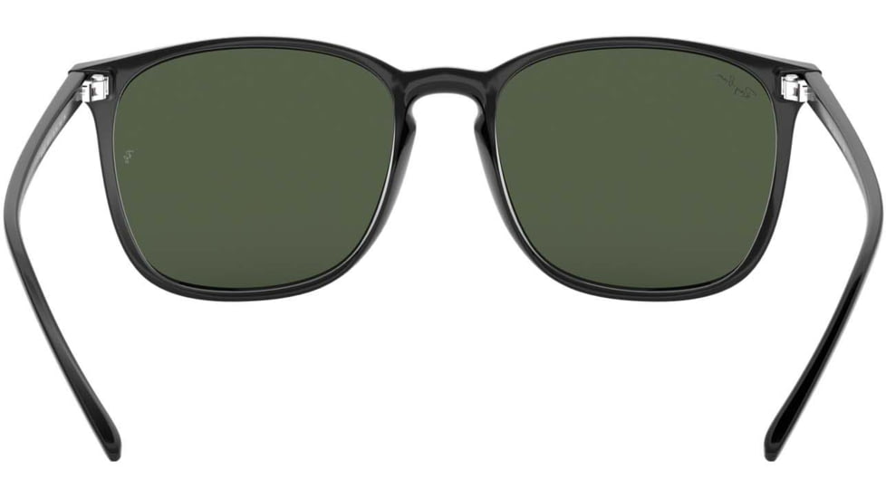 Ray-Ban RB4387 Sunglasses 601/71-56 - Black Frame, Green Lenses