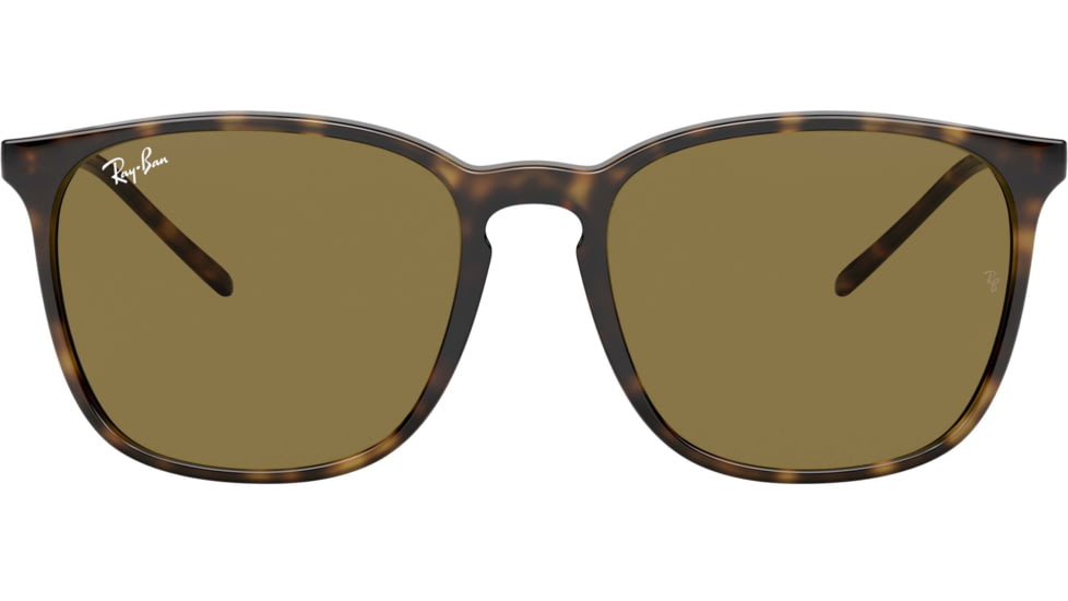 Ray-Ban RB4387 Sunglasses 710/73-56 - Havana Frame, Dark Brown Lenses