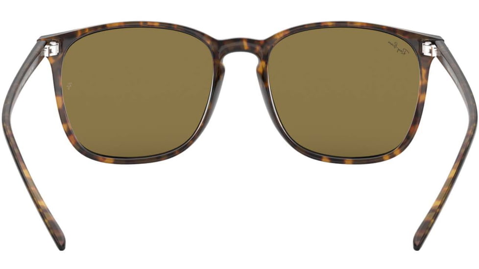 Ray-Ban RB4387 Sunglasses 710/73-56 - Havana Frame, Dark Brown Lenses