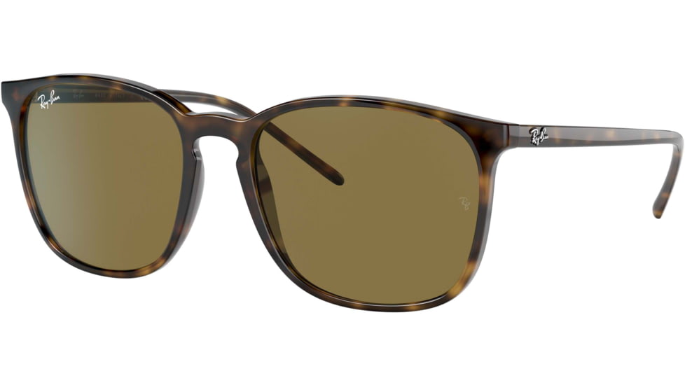 Ray-Ban RB4387 Sunglasses 710/73-56 - Havana Frame, Dark Brown Lenses
