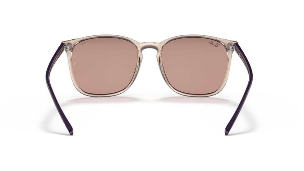 Ray-Ban RB4387 Sunglasses, Evolve Photo Brown Lenses, Light Brown, 56, RB4387-6573Q4-56