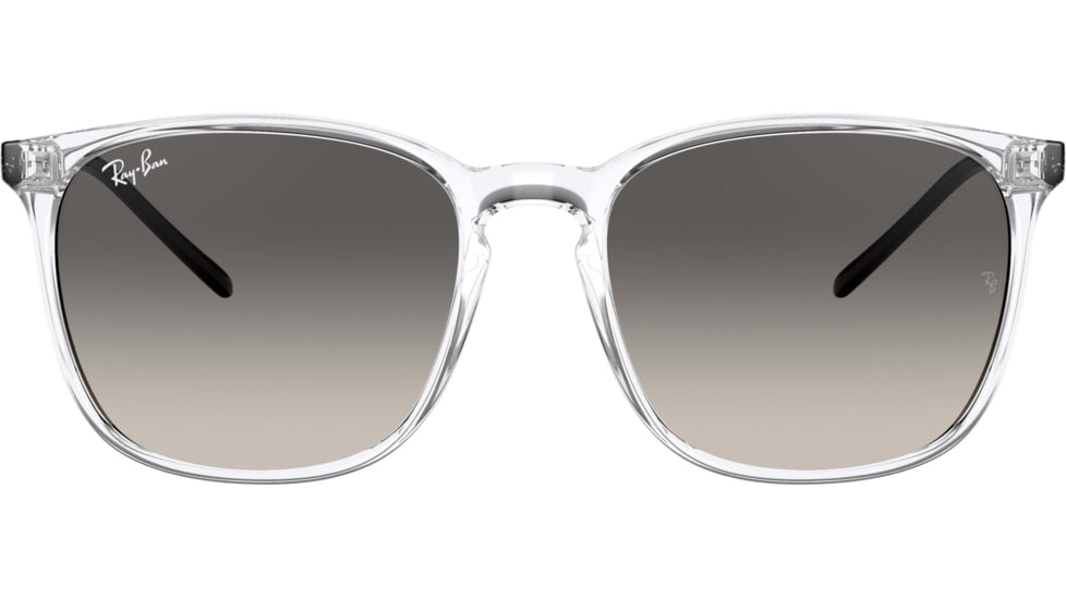 Ray-Ban RB4387 Sunglasses, Grey Gradient Lenses, Transparent, 56, RB4387-647711-56