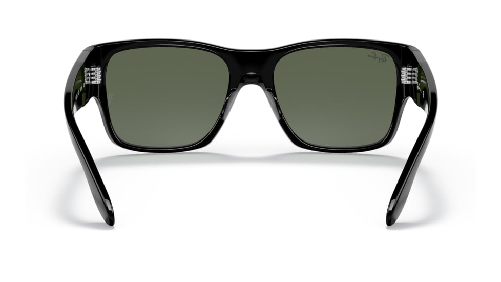 Ray-Ban RJ9287S Wayfarer Nomad Junior Sunglasses - Kids, Black Frame, Dark Green Lens, 48, RJ9287S-100-71-48