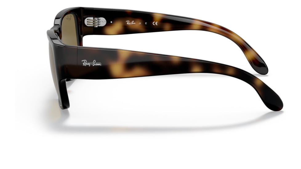 Ray-Ban RJ9287S Wayfarer Nomad Junior Sunglasses - Kids, Havana Frame, Dark Brown Lens, 48, RJ9287S-152-73-48