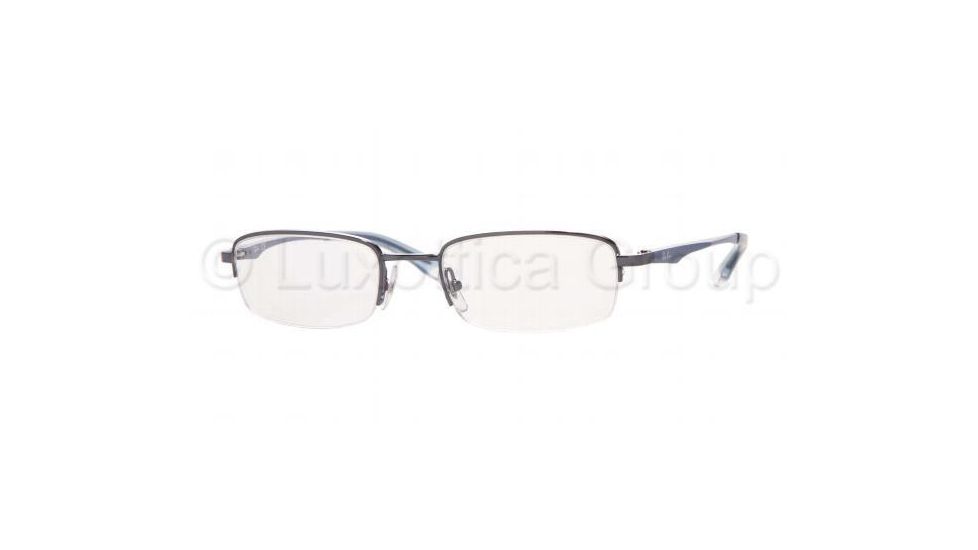 Ray-Ban RX 6133 Eyeglasses Styles Blue Avio Frame w/Non-Rx 53 mm Diameter Lenses, 2507-5319
