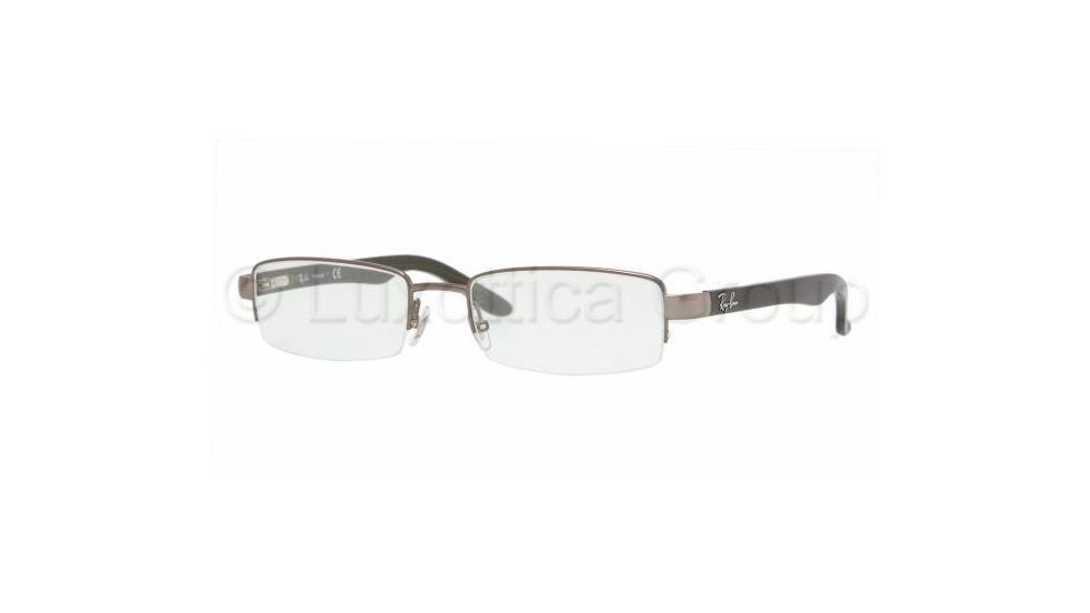 Ray-Ban RX 8588 Eyeglasses Styles - 1114 Gunmetal Frame w/Non-Rx 52 mm Diameter Lenses, 1114-5218