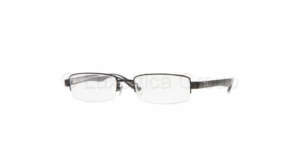 Ray-Ban RX 8588 Eyeglasses Styles - Shiny Black Frame w/Non-Rx 54 mm Diameter Lenses, 1017-5418