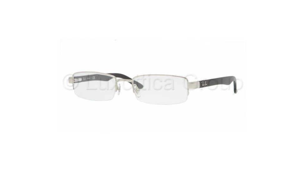 Ray-Ban RX 8588 Eyeglasses Styles - Silver Frame w/Non-Rx 52 mm Diameter Lenses, 1113-5218