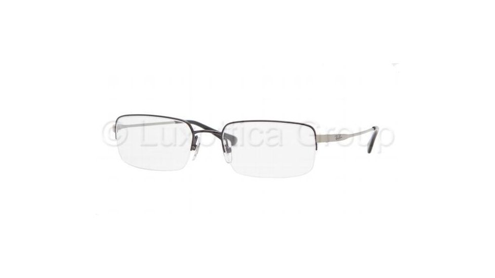 Ray-Ban RX 8632 Eyeglasses Styles - Matte Black Frame w/Non-Rx 52 mm Diameter Lenses, 1074-5218