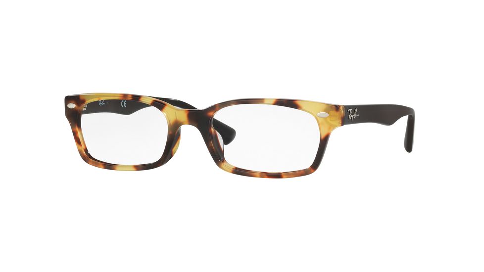 Ray-Ban RX5150F Eyeglass Frames 5608-52 - Yellow Havana Frame