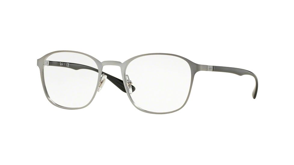 Ray-Ban RX6357 Eyeglass Frames 2553-51 - Brushed Gunmetal Frame