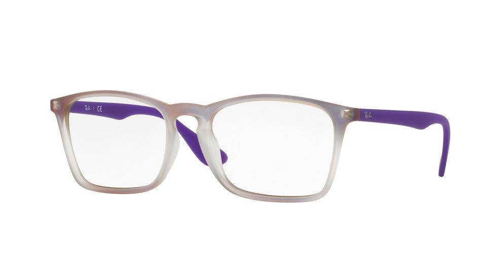 Ray-Ban RX7045F Eyeglass Frames 5600-57 - Violet Gradient/rubber Frame