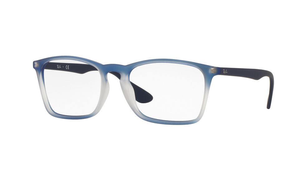 Ray-Ban RX7045F Eyeglass Frames 5601-57 - Blue Gradient Rubber Frame