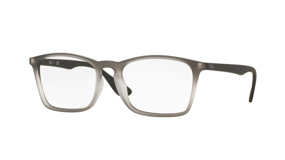 Ray-Ban RX7045F Eyeglass Frames 5602-57 - Grey Gradient Rubber Frame