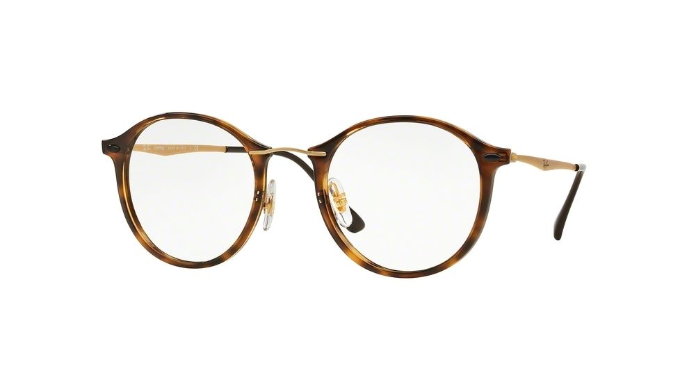 Ray-Ban RX7073 Eyeglass Frames 2012-49 - Dark Havana Frame