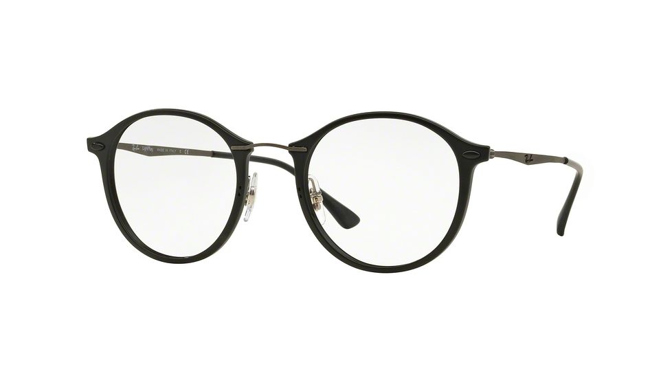 Ray-Ban RX7073 Eyeglass Frames 2077-47 - Matte Black Frame