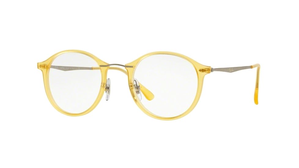 Ray-Ban RX7073 Eyeglass Frames 5589-49 - Matte Yellow Frame