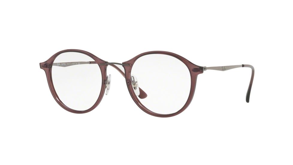 Ray-Ban RX7073 Eyeglass Frames 5740-47 - Opal Bordeaux Frame