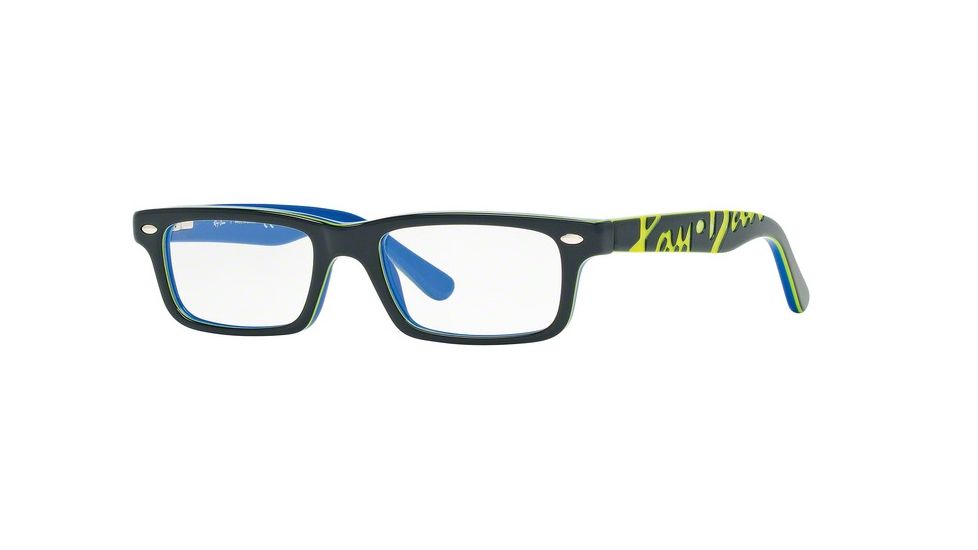 Ray-Ban RY1535 Eyeglass Frames 3600-46 - Dark Grey/Blue Frame