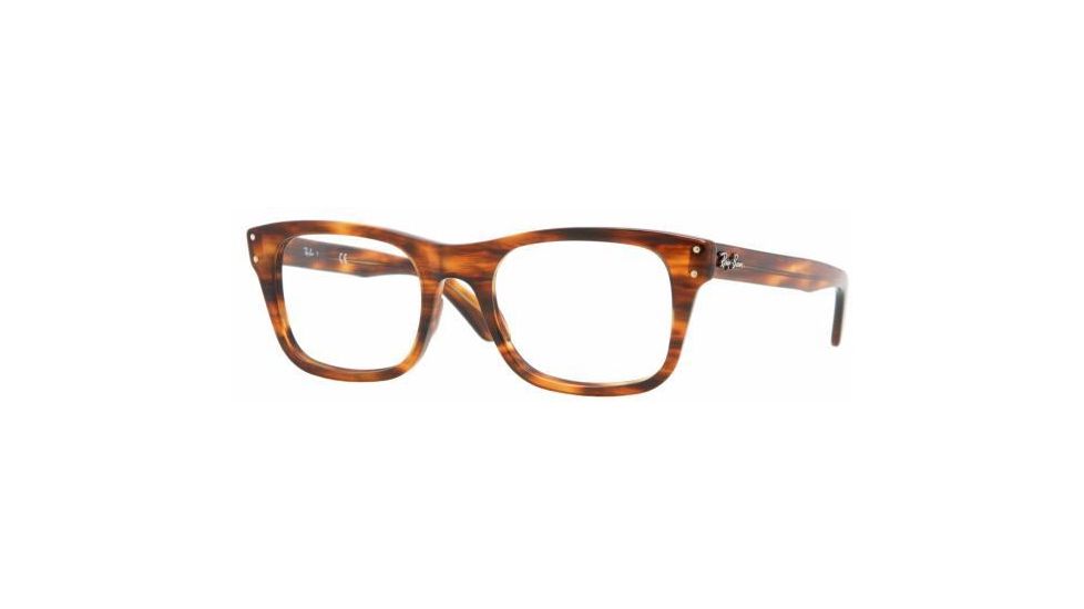 Ray-Ban Vista RX5227 Eyeglass Frames 2144-5200 - Striped Havana Frame