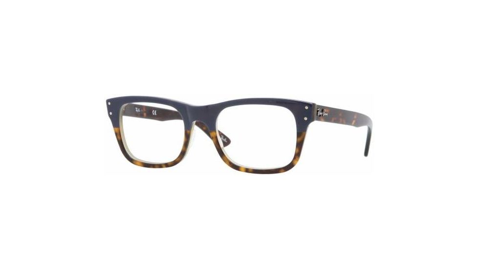 Ray-Ban Vista RX5227 Eyeglass Frames 5029 -5220 - Blue Grad Havana/Yel G 