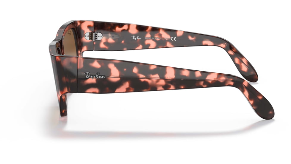 Ray-Ban Wayfarer Nomad RB2187 Sunglasses, Brown Gradient Lenses, Pink Havana, 54, RB2187-133451-54