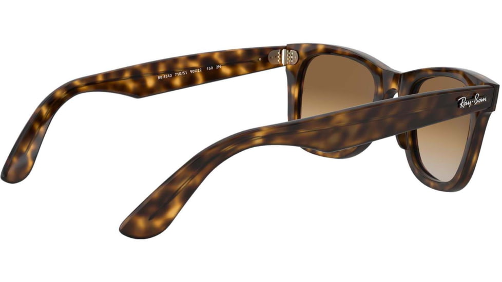 Ray-Ban WAYFARER RB4340 Sunglasses 710/51-50 - Havana Frame, Brown Gradient Lenses