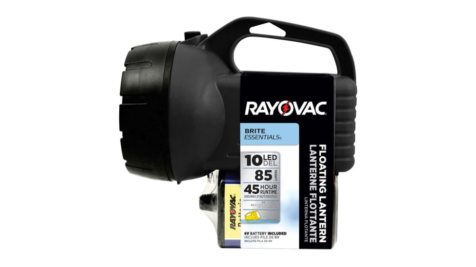 Rayovac Brite Essentials 6V 10 LED Floating Lantern with Battery, 85 Lumens, BEPLN6V-BTA