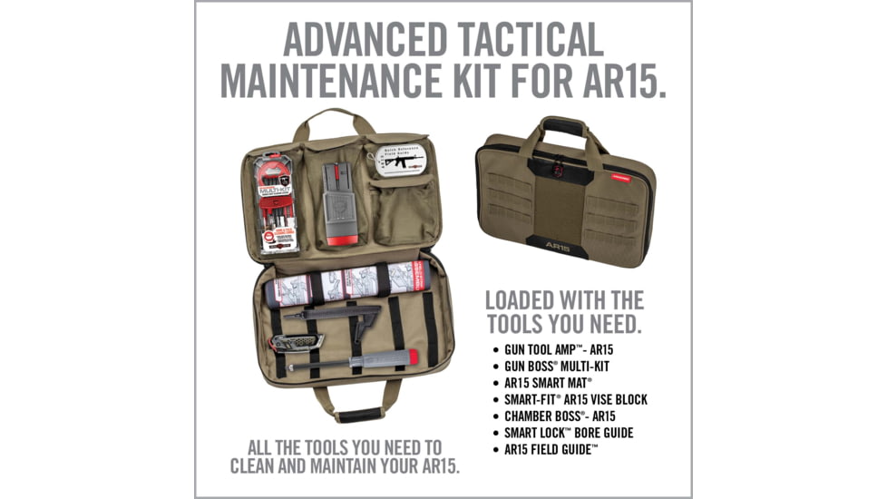 Real Avid AR-15 Tactical Maintenance Kit In Tool Bag, AVARTMK