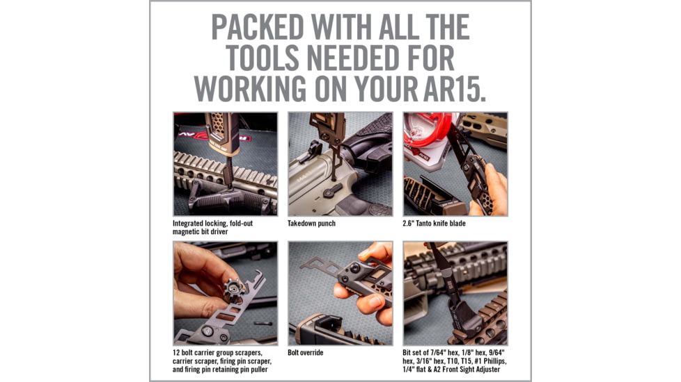 Real Avid AR15 Gun Tool AMP Multi-Tool, AVGTAMP-AR